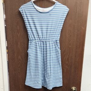 Epic Threads Light Blue Striped Dress